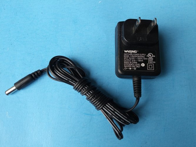 *Brand NEW*Waring YJS003A-0900080U 9V 80mA AC Power Adapter